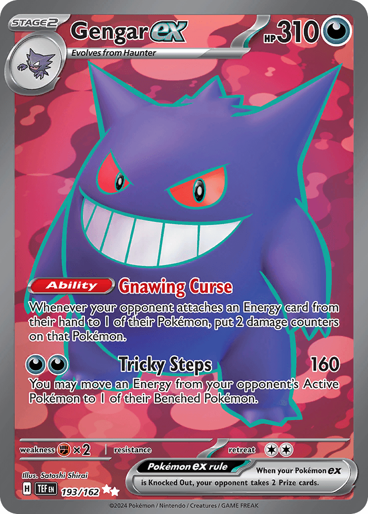 Gengar ex card artwork